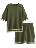 LILLUSORY Womens 2 Piece Outfits Matching Lounge Sets